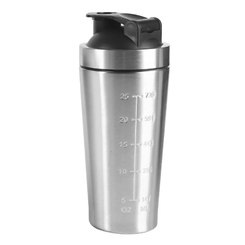 Premium Protein Shaker Cup with Metal Stainless Steel Ball for Protein Shakes and Pre-Workout Drinks 24 Oz / 700 Ml