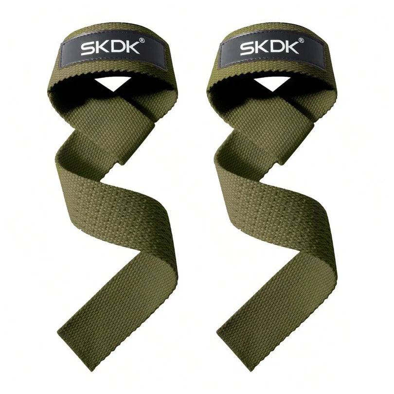Weightlifting Straps Dropshipping 1 Pair Lifting Wrist Anti-Slip Silicone Strength Training Strap Hand Grips Wrist Support