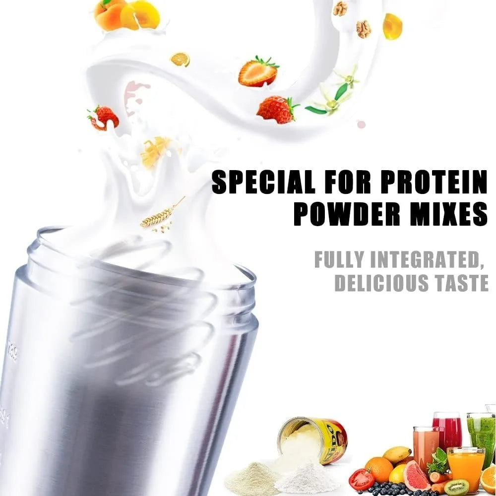 Premium Protein Shaker Cup with Metal Stainless Steel Ball for Protein Shakes and Pre-Workout Drinks 24 Oz / 700 Ml