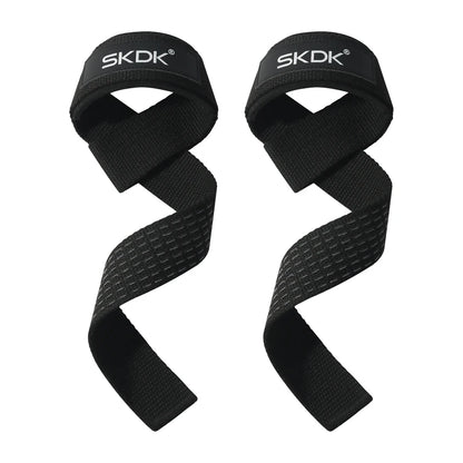Weightlifting Straps Dropshipping 1 Pair Lifting Wrist Anti-Slip Silicone Strength Training Strap Hand Grips Wrist Support